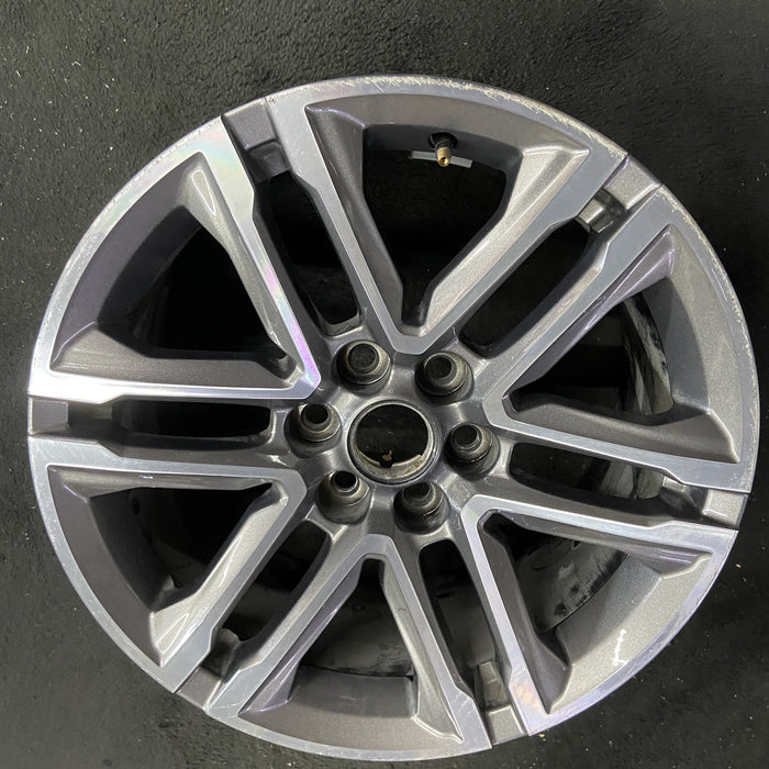 18" COLORADO 19 18x8.5, 6 split spoke Original OEM Wheel Rim - Side Profile