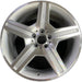 19" MERCEDES S-CLASS 07 221 Type; S550, 19x9.5, 5 spoke Original OEM Wheel Rim - Front View
