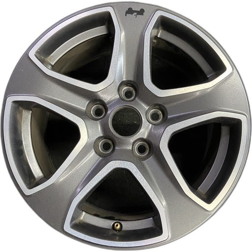 17" WRANGLER 18 VIN X , 17x7.5, , aluminum, straight spoke, w/o recessed outer - Front View