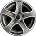 17" WRANGLER 18 VIN X , 17x7.5, , aluminum, straight spoke, w/o recessed outer - Front View
