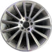 19" MERCEDES C-CLASS 15 205 Type; Sdn C400 14 spoke 19x8.5 gray accent Original - Front View