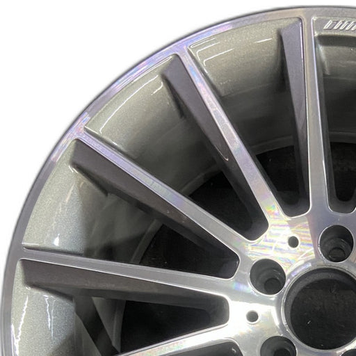 19" MERCEDES C-CLASS 15 205 Type; Sdn C400 14 spoke 19x8.5 gray accent Original - Angle View