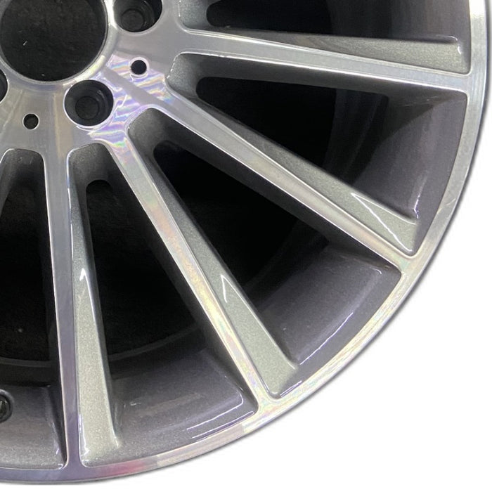 19" MERCEDES C-CLASS 15 205 Type; Sdn C400 14 spoke 19x8.5 gray accent Original - Close-Up Detail
