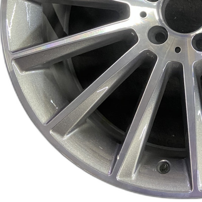 19" MERCEDES C-CLASS 15 205 Type; Sdn C400 14 spoke 19x8.5 gray accent Original - Back View