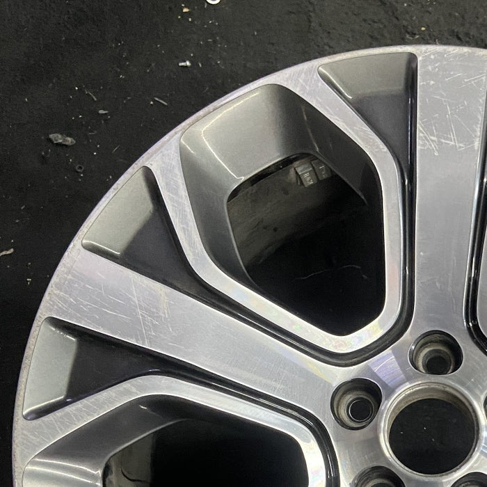 20" EXPLORER 18-19 20x8.5 aluminum TPMS 5 spoke machined face with pockets Original OEM Wheel Rim