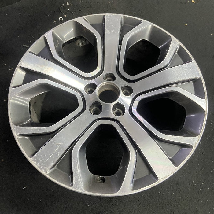 20" EXPLORER 18-19 20x8.5 aluminum TPMS 5 spoke machined face with pockets Original OEM Wheel Rim