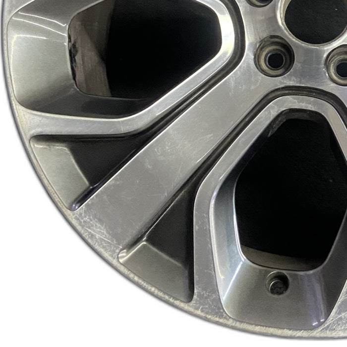 20" EXPLORER 18-19 20x8.5 aluminum TPMS 5 spoke machined face with pockets Original OEM Wheel Rim