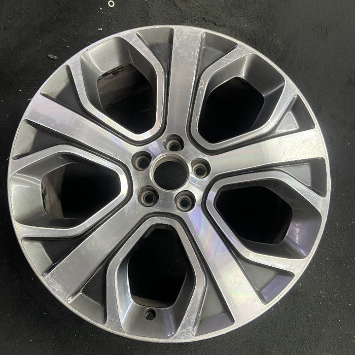 20" EXPLORER 18-19 20x8.5 aluminum TPMS 5 spoke machined face with pockets Original OEM Wheel Rim