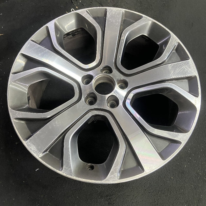 20" EXPLORER 18-19 20x8.5 aluminum TPMS 5 spoke machined face with pockets Original OEM Wheel Rim