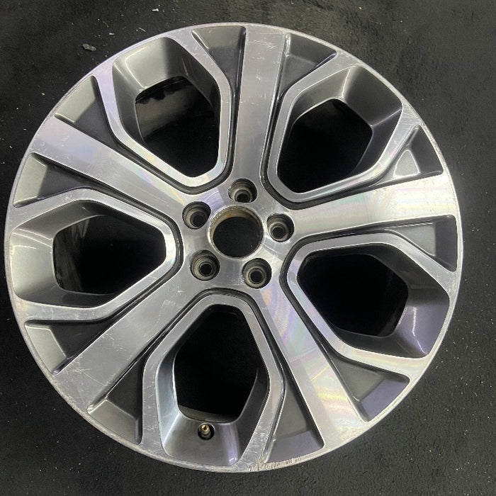 20" EXPLORER 18-19 20x8.5 aluminum TPMS 5 spoke machined face with pockets Original OEM Wheel Rim