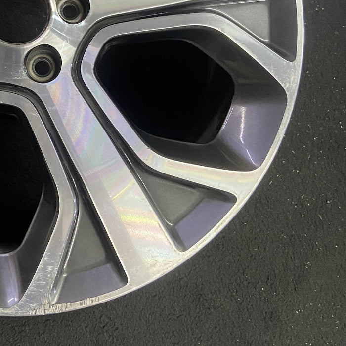 20" EXPLORER 18-19 20x8.5 aluminum TPMS 5 spoke machined face with pockets Original OEM Wheel Rim