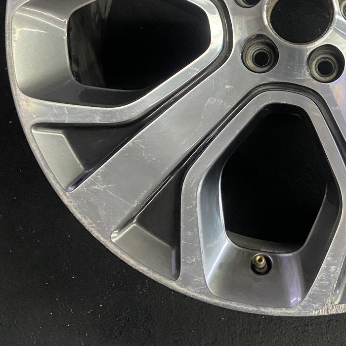 20" EXPLORER 18-19 20x8.5 aluminum TPMS 5 spoke machined face with pockets Original OEM Wheel Rim