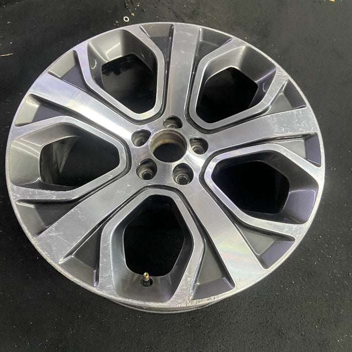 20" EXPLORER 18-19 20x8.5 aluminum TPMS 5 spoke machined face with pockets Original OEM Wheel Rim