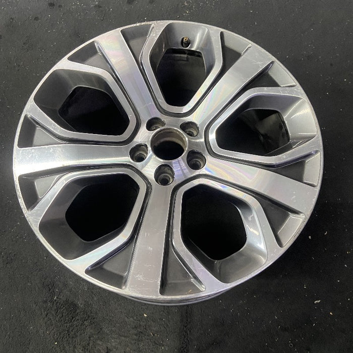 20" EXPLORER 18-19 20x8.5 aluminum TPMS 5 spoke machined face with pockets Original OEM Wheel Rim