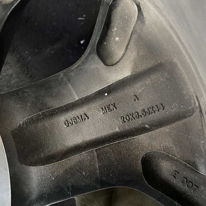 20" EXPLORER 18-19 20x8.5 aluminum TPMS 5 spoke machined face with pockets Original OEM Wheel Rim