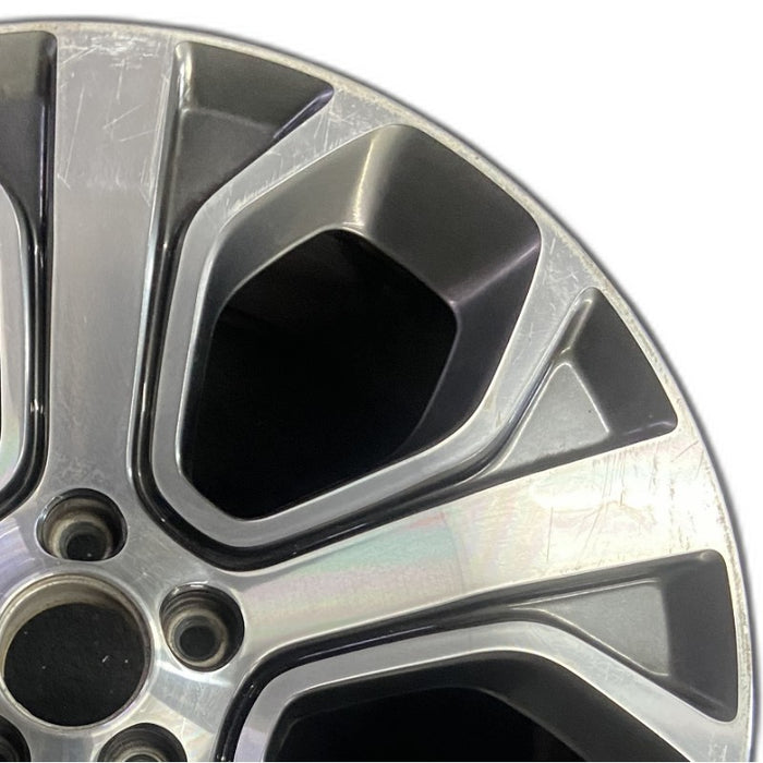 20" EXPLORER 18-19 20x8.5 aluminum TPMS 5 spoke machined face with pockets Original OEM Wheel Rim