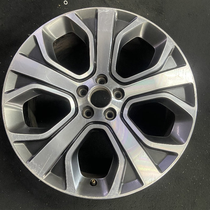 20" EXPLORER 18-19 20x8.5 aluminum TPMS 5 spoke machined face with pockets Original OEM Wheel Rim