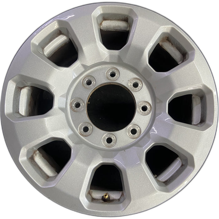 18" FORD F250SD PICKUP 23-24 18x8, aluminum, 8 spoke, flared spoke Original OEM - Front View