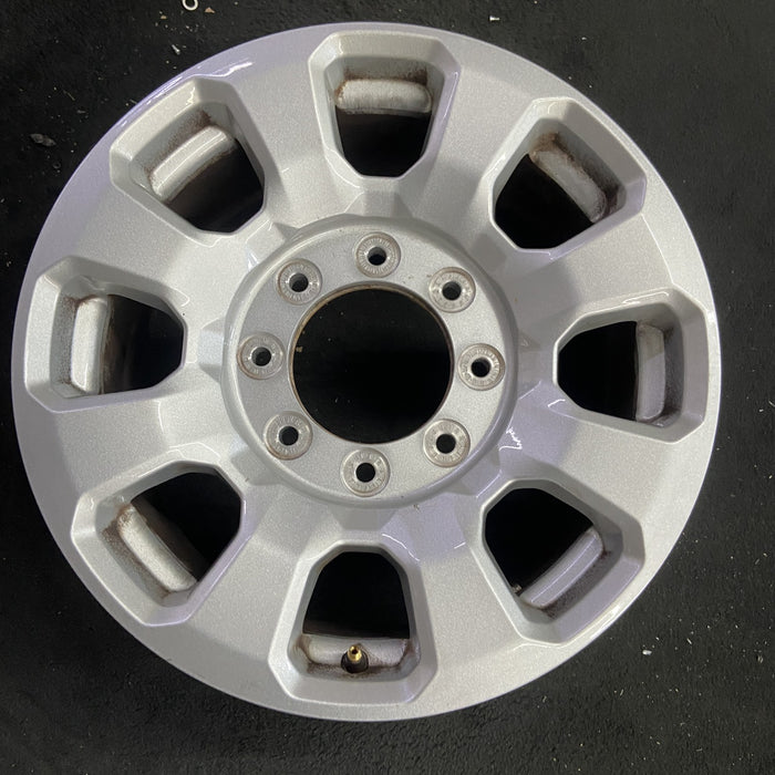 18" FORD F250SD PICKUP 23-24 18x8, aluminum, 8 spoke, flared spoke Original OEM - Angle View