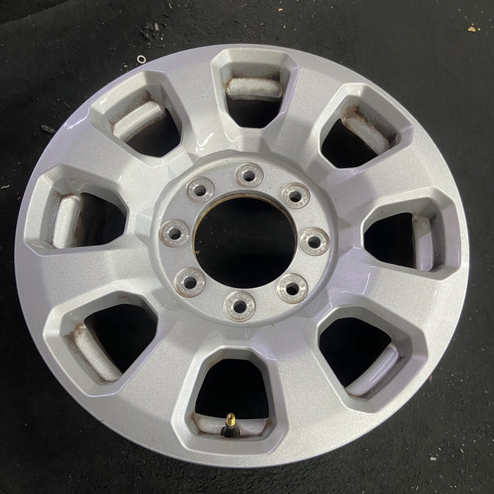 18" FORD F250SD PICKUP 23-24 18x8, aluminum, 8 spoke, flared spoke Original OEM - Side Profile