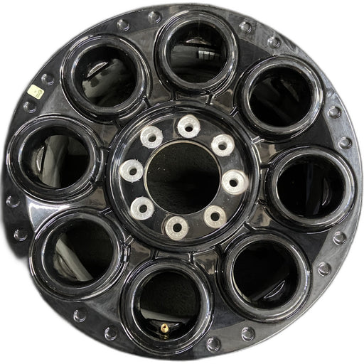 20" FORD F250SD PICKUP 23-25 20x8, , solid spoke, black, circle spoke Original - Front View