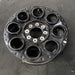 20" FORD F250SD PICKUP 23-25 20x8, , solid spoke, black, circle spoke Original - Close-Up Detail