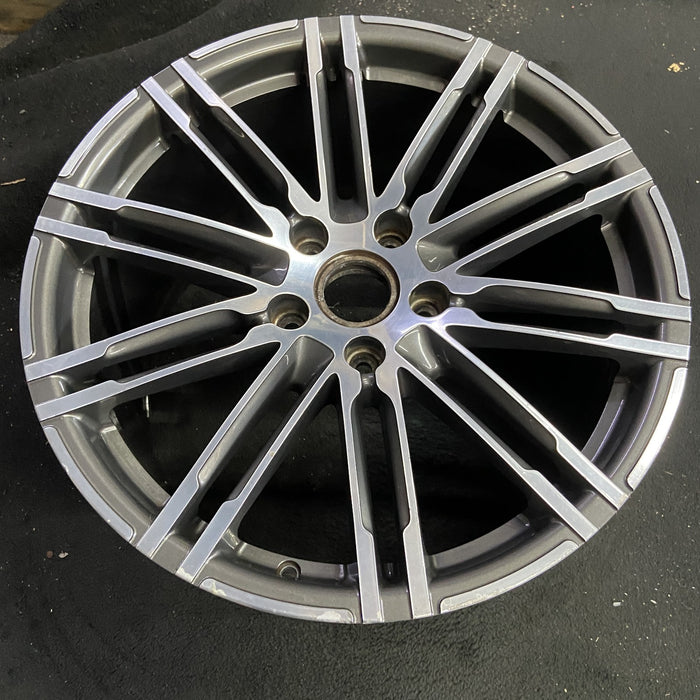 20" PORSCHE PANAMERA 16 , 20x11, 20 spoke Original OEM Wheel Rim - Side Profile