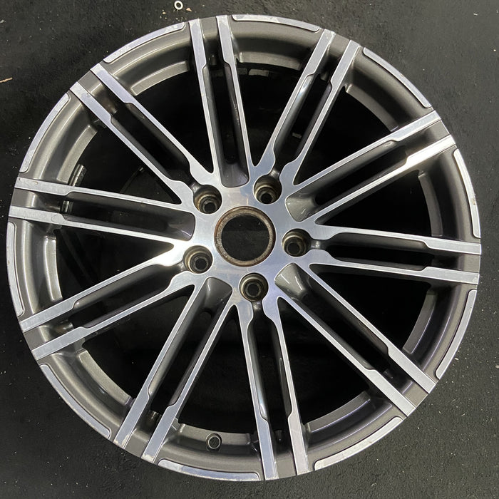 20" PORSCHE PANAMERA 16 , 20x11, 20 spoke Original OEM Wheel Rim - Angle View