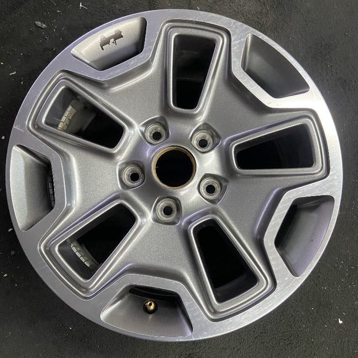 17" WRANGLER 13 17x7.5 10 hole w/machined accent gray Original OEM Wheel Rim - Additional View