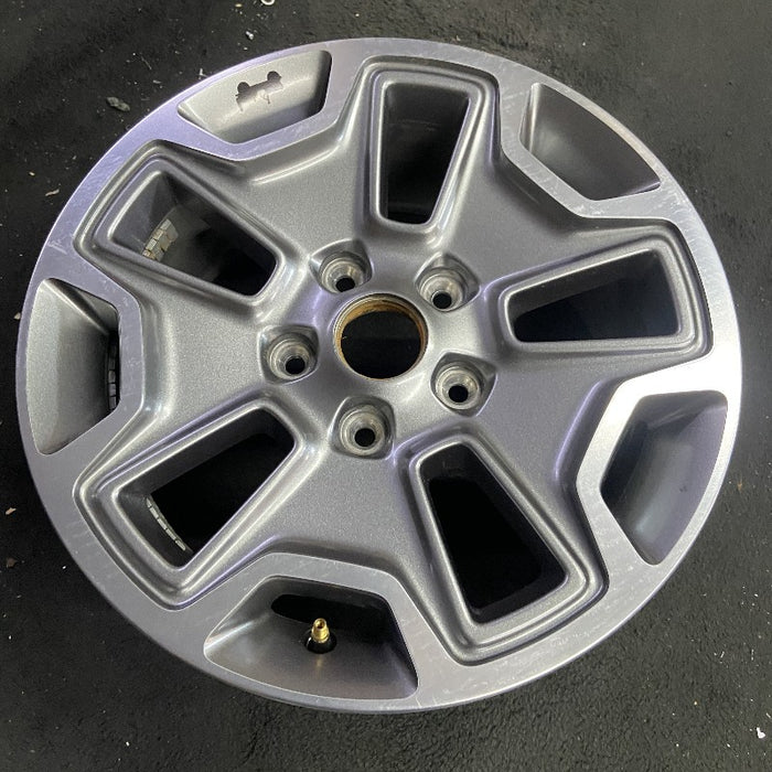 17" WRANGLER 13 17x7.5 10 hole w/machined accent gray Original OEM Wheel Rim - View 7