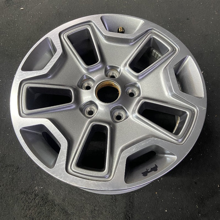 17" WRANGLER 13 17x7.5 10 hole w/machined accent gray Original OEM Wheel Rim - View 8