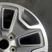 17" WRANGLER 13 17x7.5 10 hole w/machined accent gray Original OEM Wheel Rim - Close-Up Detail