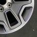 17" WRANGLER 13 17x7.5 10 hole w/machined accent gray Original OEM Wheel Rim - Back View