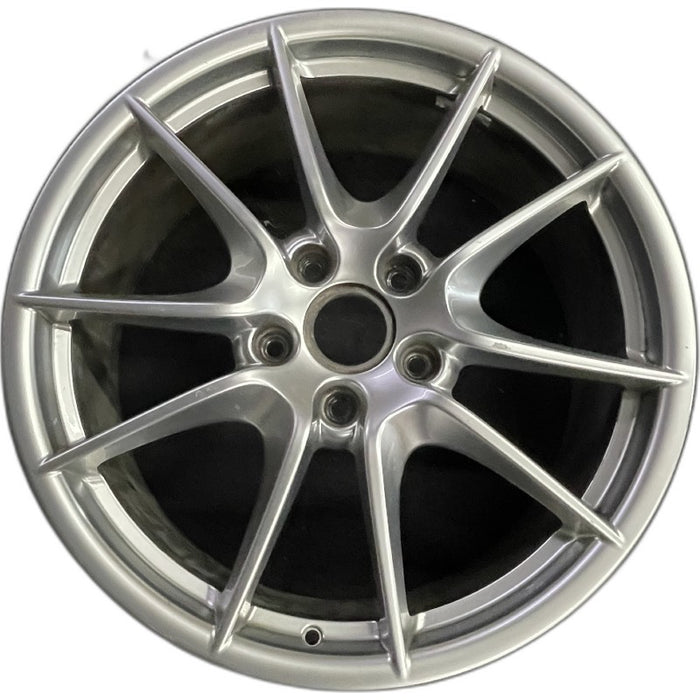 20" PORSCHE BOXSTER 13-16 20x8 5 double spoke platinum black finish Original - Front View