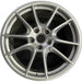 20" PORSCHE BOXSTER 13-16 20x8 5 double spoke platinum black finish Original - Front View