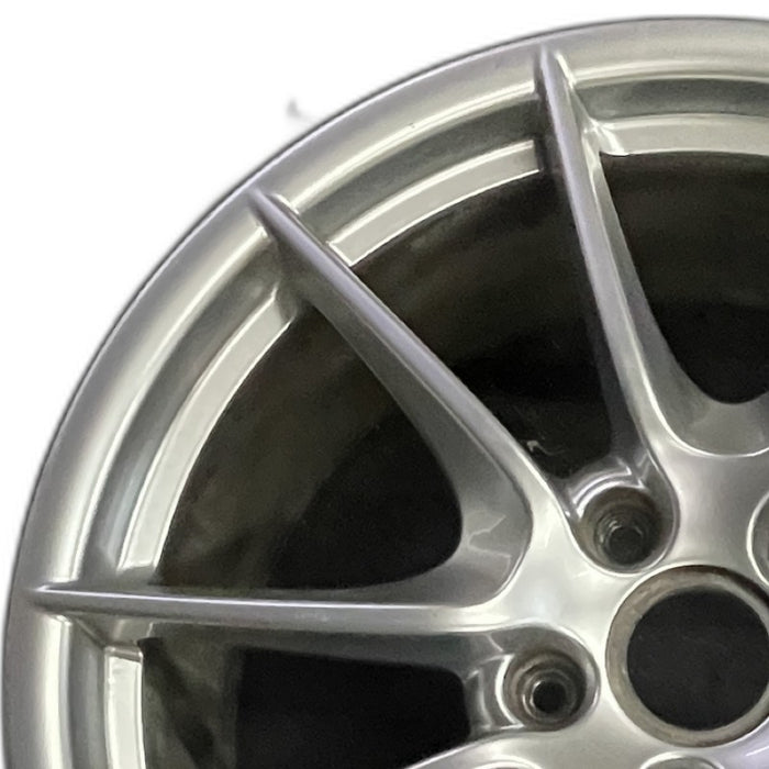 20" PORSCHE BOXSTER 13-16 20x8 5 double spoke platinum black finish Original - Angle View