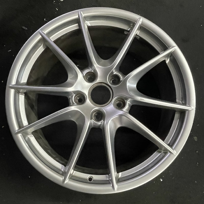 20" PORSCHE BOXSTER 13-16 20x8 5 double spoke platinum black finish Original - Additional View