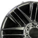 24" ESCALADE IQ 25 24x9 triple spoke opt SF7 Original OEM Wheel Rim - Angle View