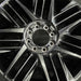 24" ESCALADE IQ 25 24x9 triple spoke opt SF7 Original OEM Wheel Rim - Angle View