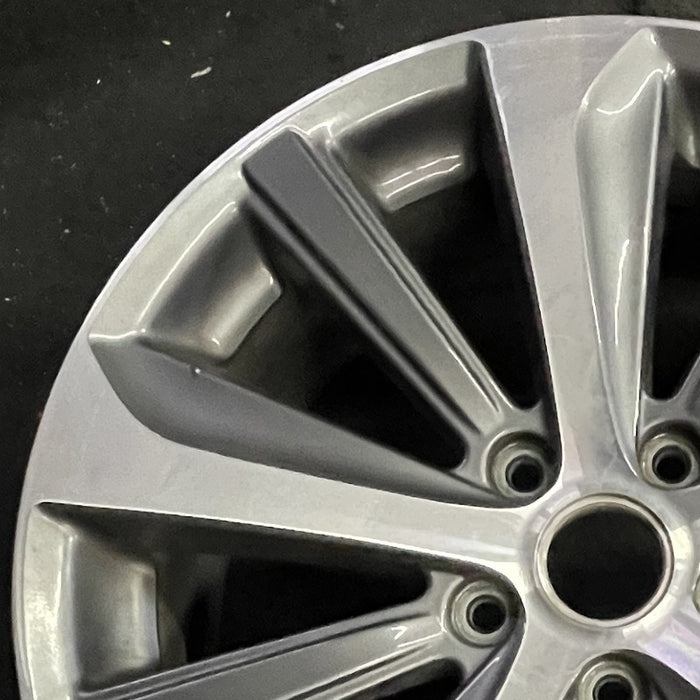 18" LEGACY 15-16 18x7.5 alloy Sedan Original OEM Wheel Rim - Side Profile