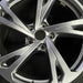 20" E-TRON GT 22-24 20x11 silver Original OEM Wheel Rim - Angle View