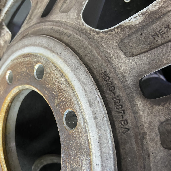 18" FORD F250SD PICKUP 17 18x8 , aluminum, 12 spoke , silver Original OEM Wheel Rim