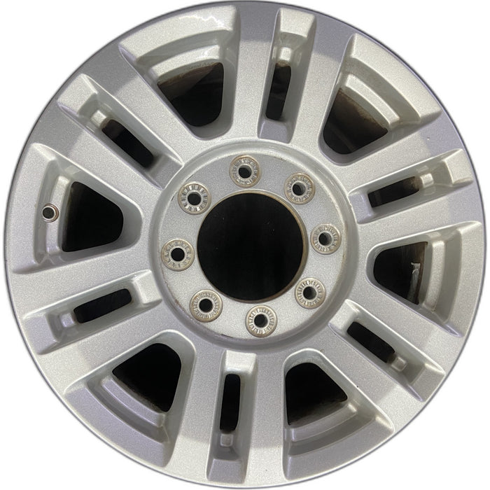 18" FORD F250SD PICKUP 17 18x8 , aluminum, 12 spoke , silver Original OEM Wheel Rim