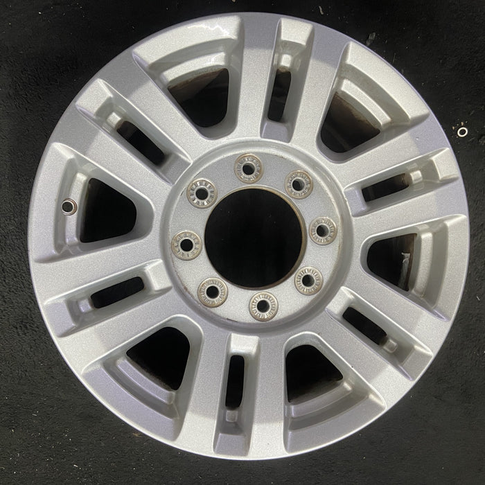 18" FORD F250SD PICKUP 17 18x8 , aluminum, 12 spoke , silver Original OEM Wheel Rim