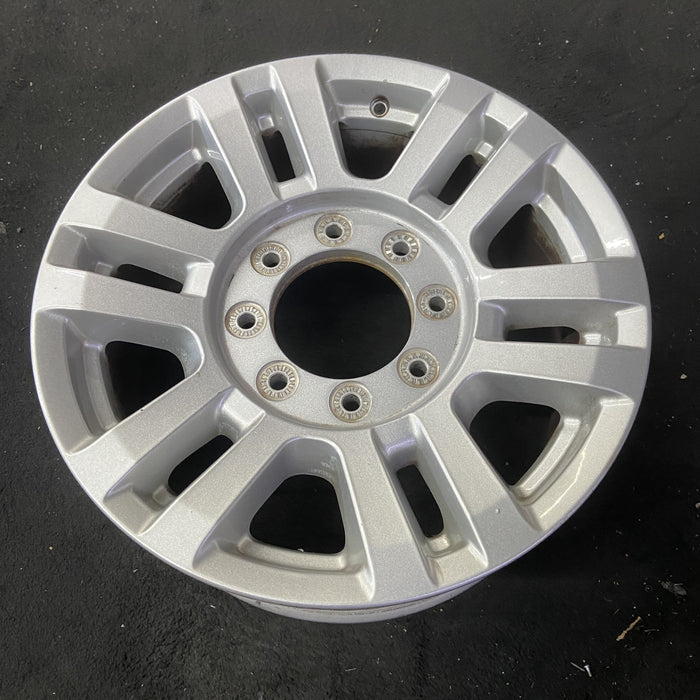 18" FORD F250SD PICKUP 17 18x8 , aluminum, 12 spoke , silver Original OEM Wheel Rim