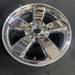 17" ESCAPE 08 VIN 1 8th digit 17x7 TPMS 5 spoke chrome clad Original OEM Wheel - View 7