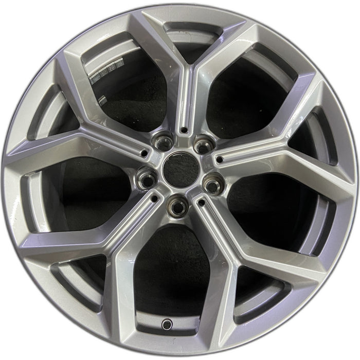 19" BMW X3 20 19x7.5 , 5 spoke, Y spoke design, dark gray Original OEM Wheel Rim - Front View