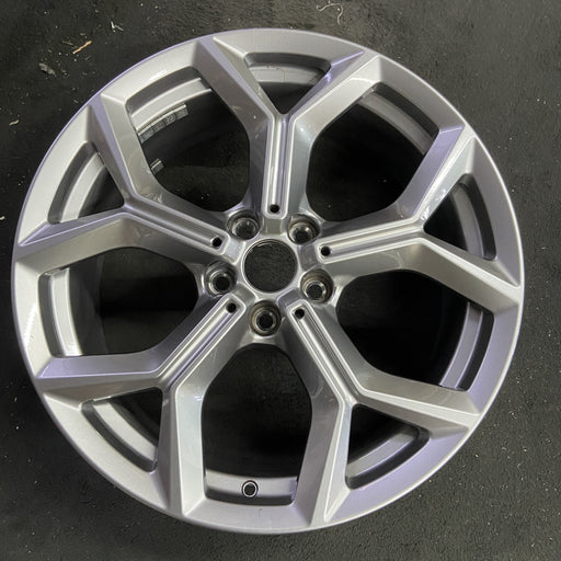 19" BMW X3 20 19x7.5 , 5 spoke, Y spoke design, dark gray Original OEM Wheel Rim - Angle View