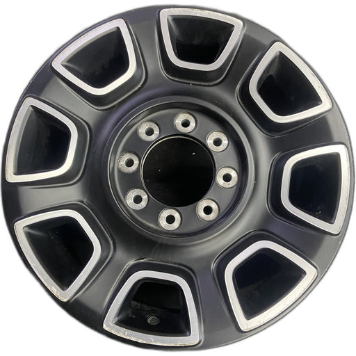 20" FORD F250SD PICKUP 23-25 20x8, , solid spoke, black, slotted spoke Original - Front View