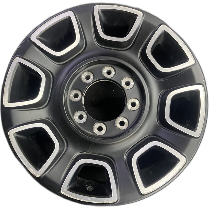 20" FORD F250SD PICKUP 23-25 20x8, , solid spoke, black, slotted spoke Original - Front View